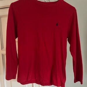 Polo by Ralph Lauren Kids Red Long Sleeve Tee